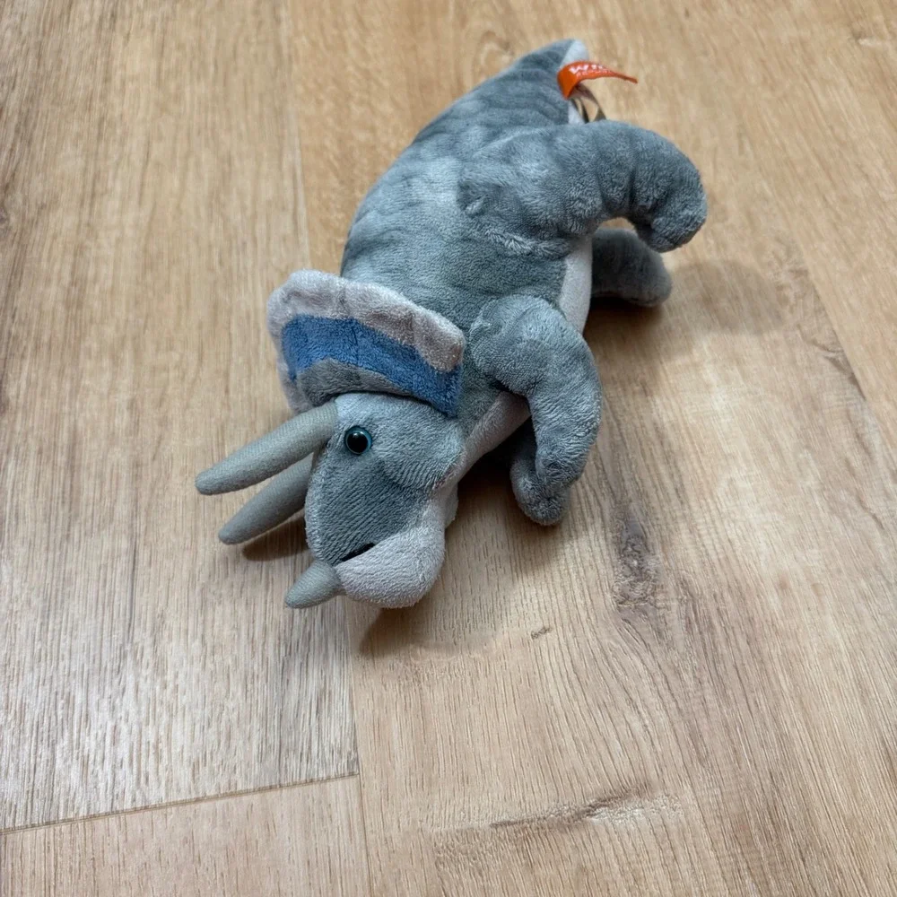 Wild Republic Dinosaur Plush Lot‎ T-Rex Brachiosaurus Triceratops 3 Piece Set